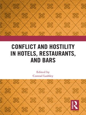 cover image of Conflict and Hostility in Hotels, Restaurants, and Bars